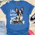 Life is better with a frenchie - V8 - Double Frenchie T-Shirt